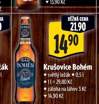 Krušovice Bohém 0,5 l