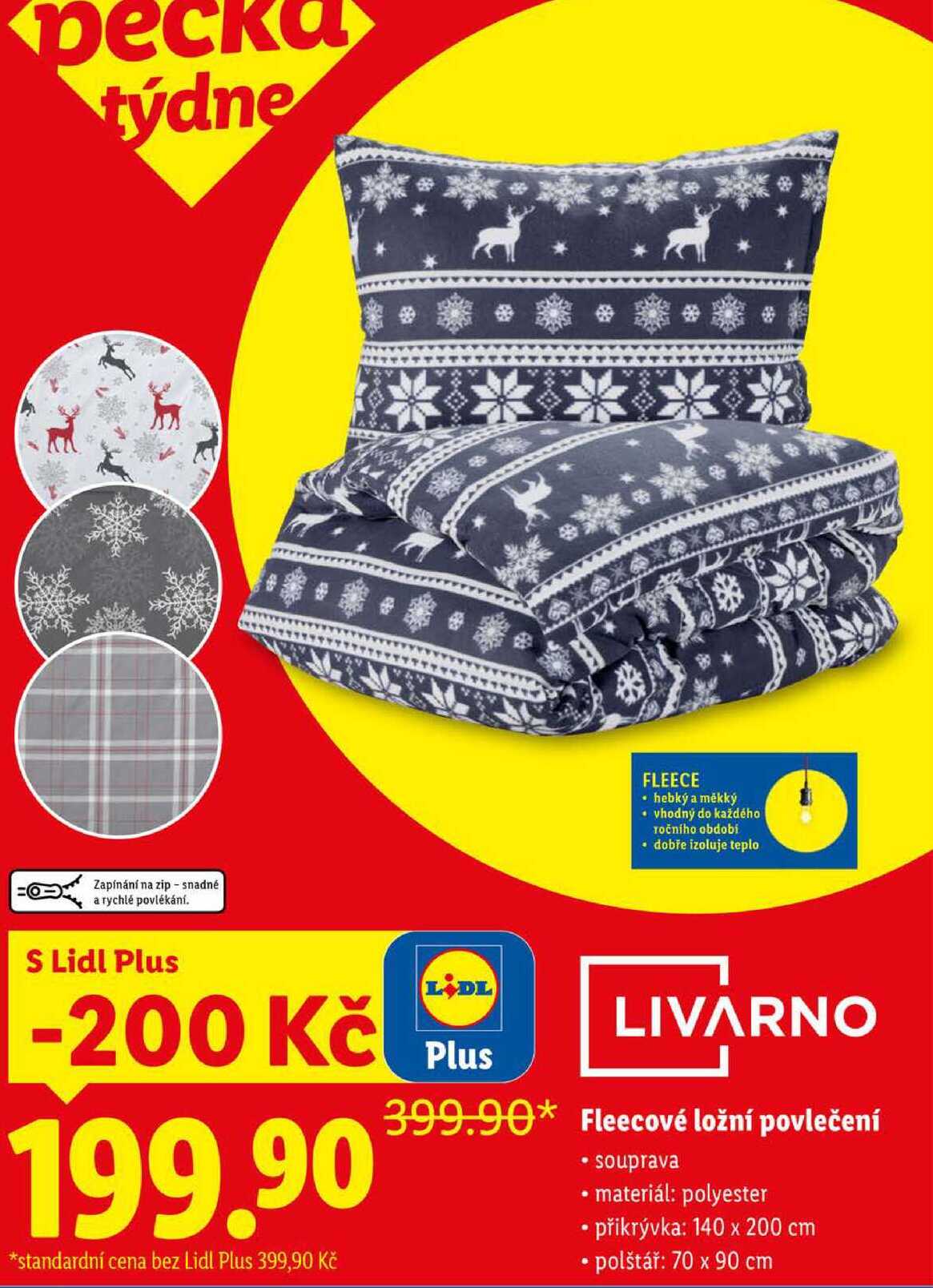 Fleecové ložní povlečení