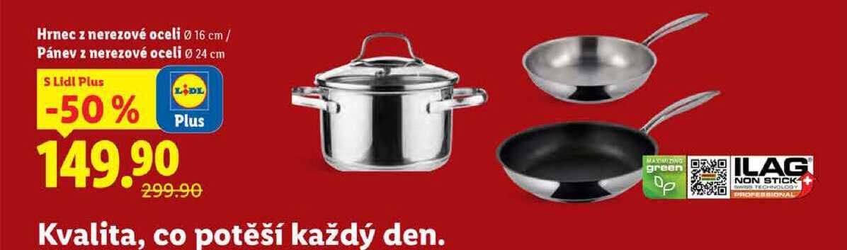 Hrnec z nerezové oceli/Pánev z nerezové oceli 