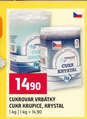 Cukr krupice Krystal 1kg