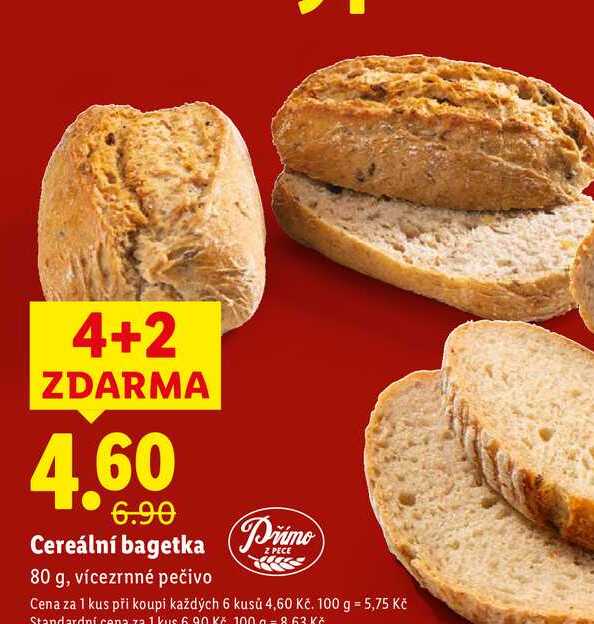 Cereální bagetka, 80 g