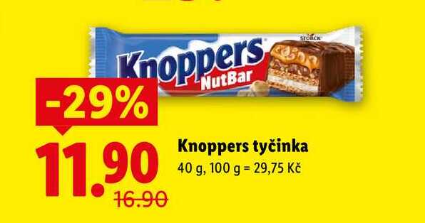 Knoppers tyčinka, 40 g