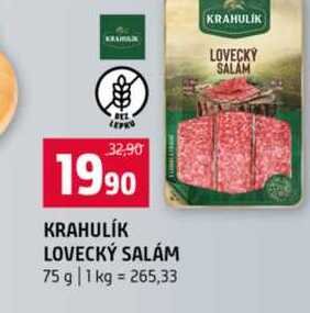 Krahulík Lovecký salám 75g
