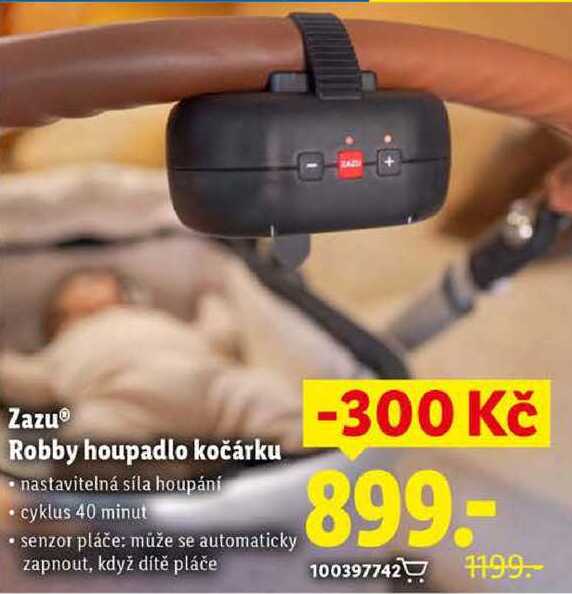 Zazu Robby houpadlo kočárku 