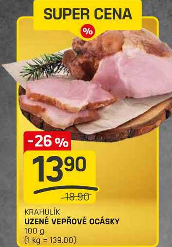 UZENÉ VEPŘOVÉ OCÁSKY 100 g