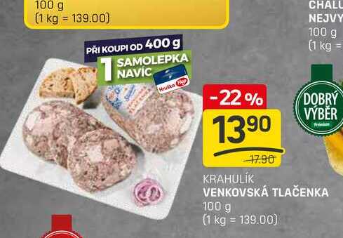 VENKOVSKÁ TLAČENKA 100 g