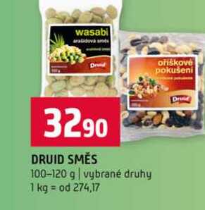 DRUID SMĚS 100-120 g vybrané druhy