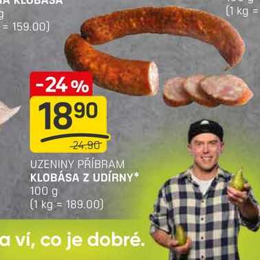 KLOBÁSA Z UDÍRNY 100 g