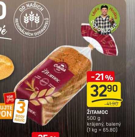 ŽITAMOC 500 g krájený, balený