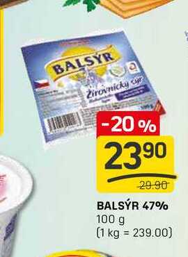 BALSÝR 47% 100 g