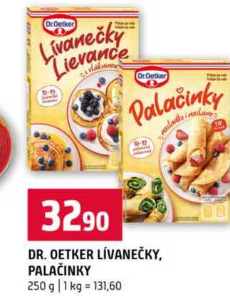 DR. OETKER LÍVANEČKY, PALAČINKY 250 g