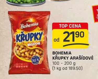 BOHEMIA KŘUPKY ARAŠÍDOVÉ 100 - 200 g