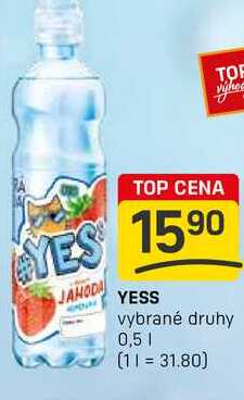 JAHODA YESS vybrané druhy 0,5l