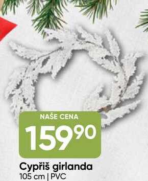 Cypřiš girlanda 105 cm | PVC 