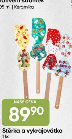 Stěrka a vykrajovátko 1 ks