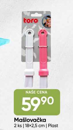 Mašlovačka 2 ks, 18x2,5 cm | Plast 