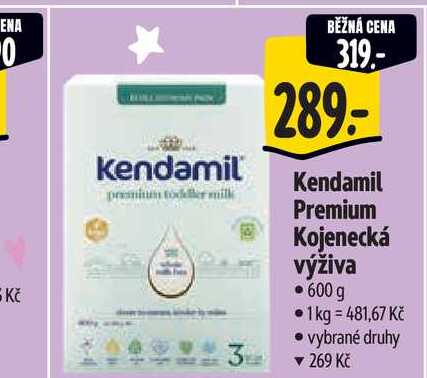   Kendamil Premium Kojenecká výživa 600 g  