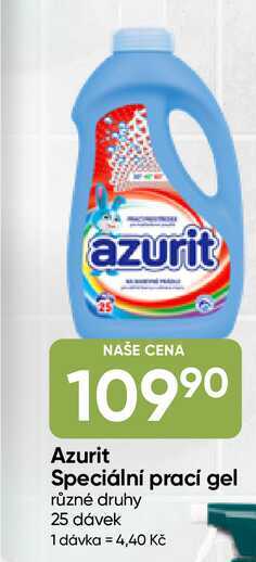 Azurit Speciální prací gel různé druhy 25 dávek 