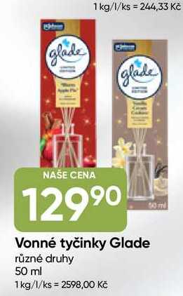 Glade Vonné tyčinky různé druhy 50 ml 