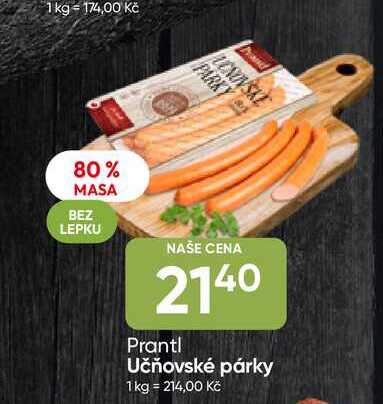 Učňovské párky 100g