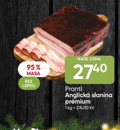 Prantl Anglická slanina prémium 100 g