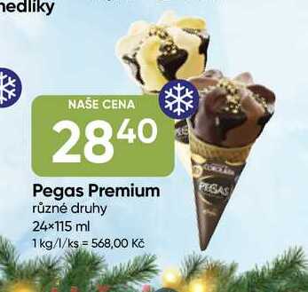 Pegas Premium různé druhy 24×115 ml 