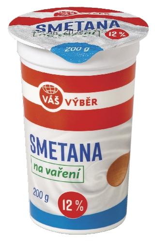 VÁŠ VÝBĚR Smetana na vaření, 200 g