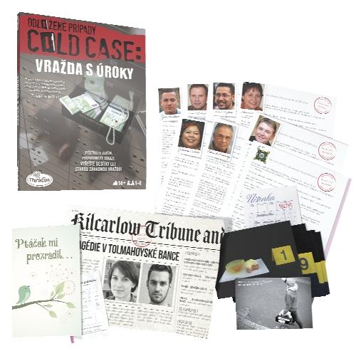 ThinkFun Odložené případy: Vražda s úroky, 1 KS