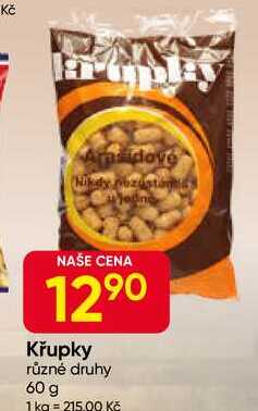 Křupky různé druhy 60 g