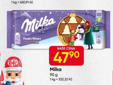 Milka Tinder Winter 90 g