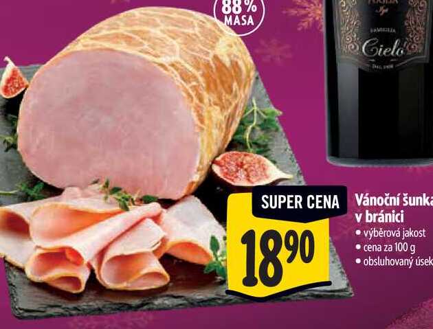 Vánoční šunka v bránici 100 g