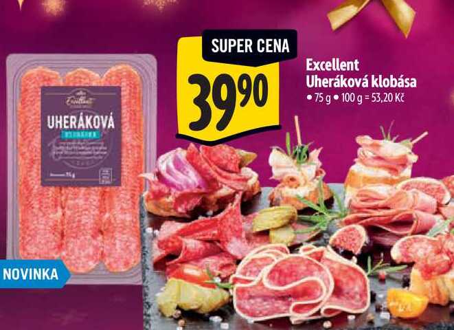 Excellent Uheráková klobása 75 g