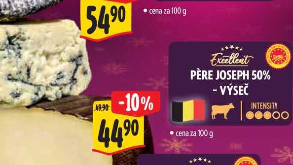 Excellent PÈRE JOSEPH 50% - VÝSEČ 100 g