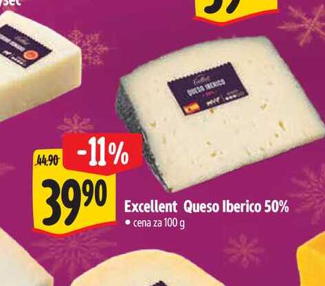   Excellent Queso Iberico 50% 100 g 