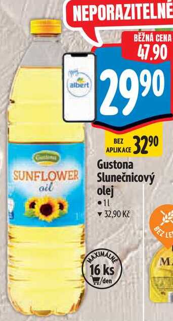 Gustona Slunečnicový olej, 1 l