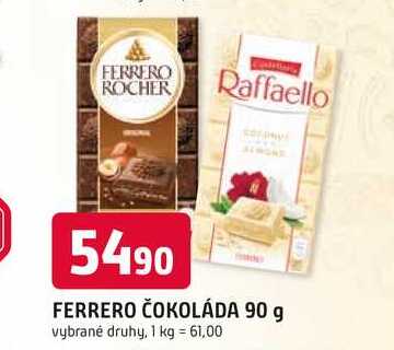 FERRERO ČOKOLÁDA 90 g 