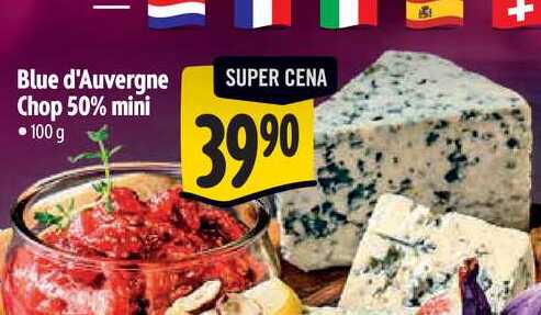 Blue d'Auvergne Chop 50% mini  100 g 