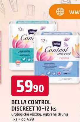 DISCREET 10-12 ks urologické vložky, vybrané druhy