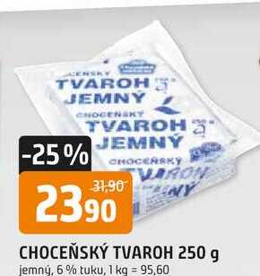 CHOCEŇSKÝ TVAROH 250 g