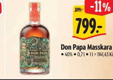 Don Papa Masskara, 0,7 l