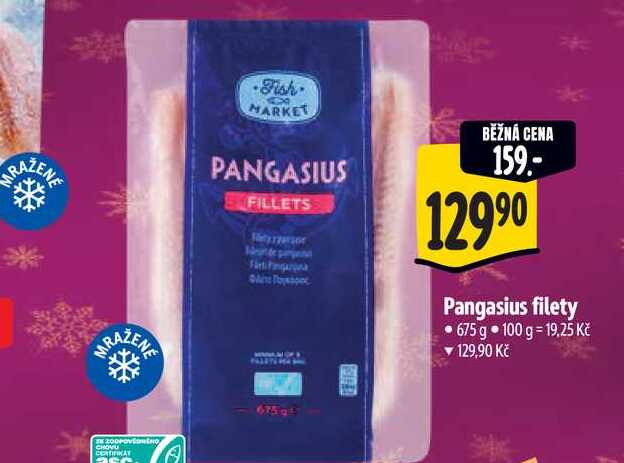 Pangasius filety 675 g