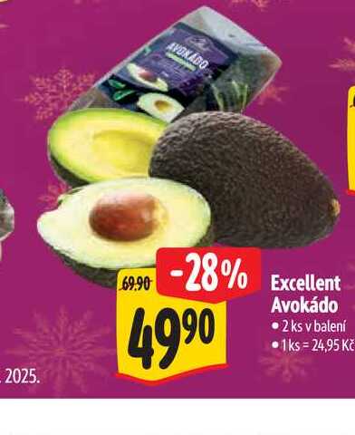  Excellent Avokádo 2 ks  
