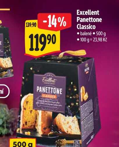  Excellent Panettone Classico  500 g