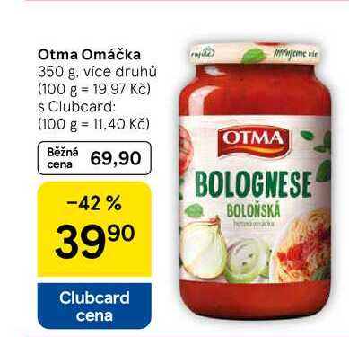 Otma Omáčka, 350 g, více druhů