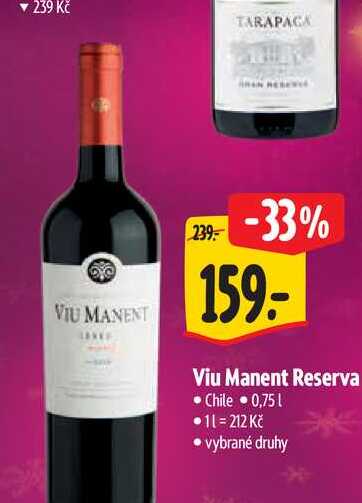 Viu Manent Reserva 0,75 l