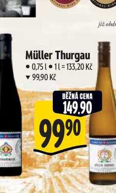 Müller Thurgau 0,75  l