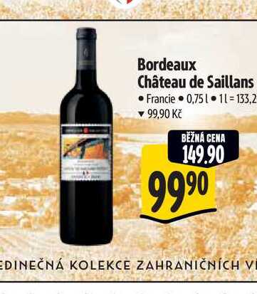 Bordeaux Château de Saillans  0,75 l