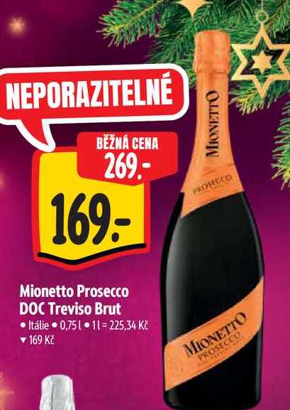 Mionetto Prosecco DOC Treviso Brut 0,75 l