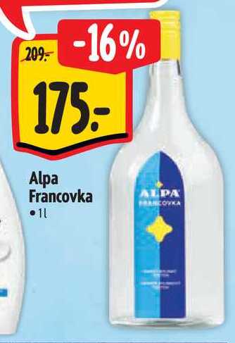 Alpa Francovka, 1 l