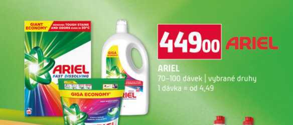 ARIEL 70-100 dávek vybrané druhy